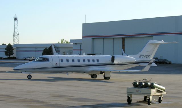 Learjet 45 (N342K) - Photo credit: Greg Goebel.  Public domain.