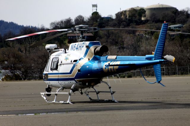 K64HP — - Operated by The California Highway Patrol  (FAA Registration showing this copter as a Eurocopter AS 350 B3)