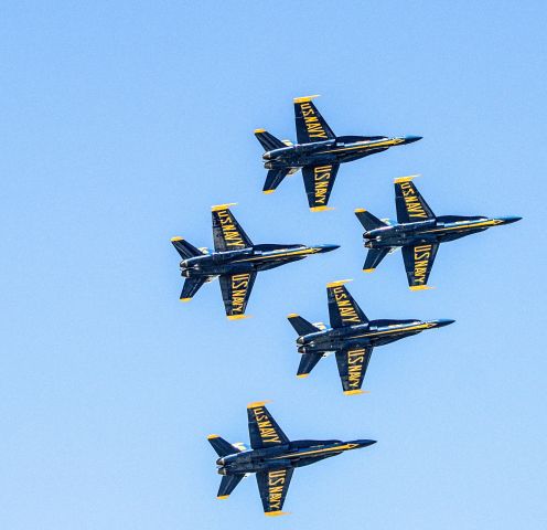 McDonnell Douglas FA-18 Hornet — - The Blue Angels fly a missing man formation without the #6 jet during SeaFair a couple years back weird now since RIP Jeff Kuss would lose his life in a terrible tragedy flying the #6 jet years later 