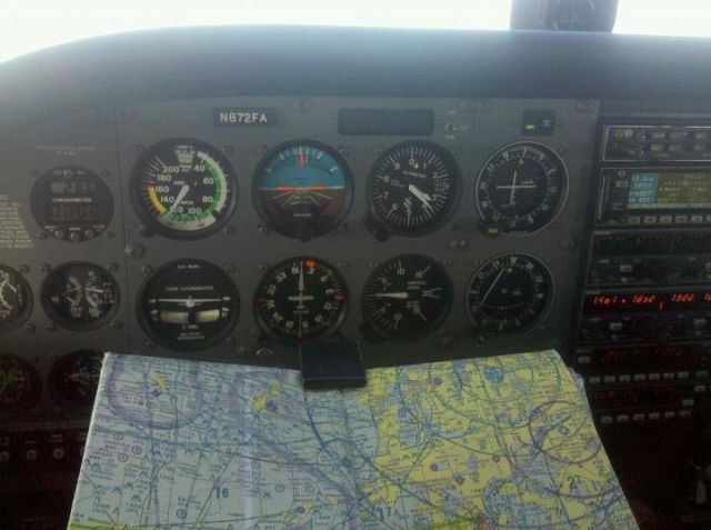 Cessna Skyhawk (N872FA) - Flying in the Chicagoland area.