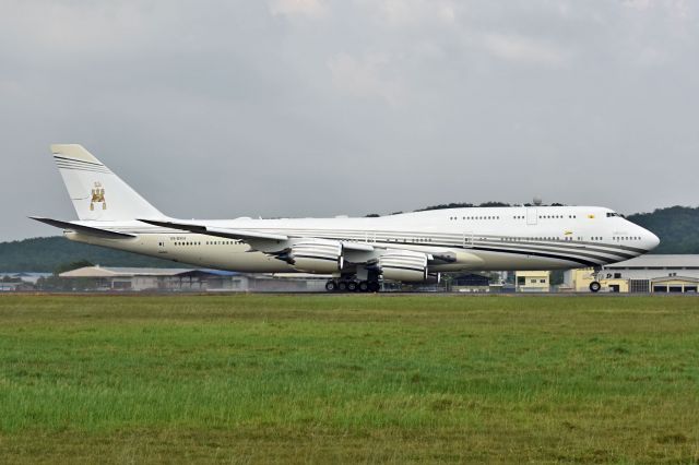 BOEING 747-8 (V8-BKH) - Government of Brunei V8-BKH B748 BBJ at SZB