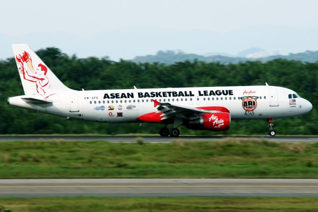 Airbus A320 (9M-AFE) - ASEAN BASKETBALL LEAGUE SPECIAL C/S