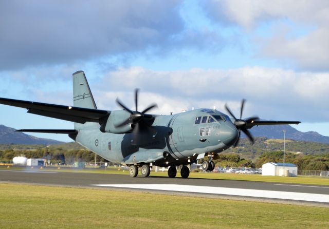 ALENIA Spartan (C-27J) (A34010) - Spartan 'Wallaby62' conducting circuits RWY 23 at Flinders Island, June 2023