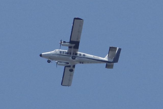 De Havilland Canada Twin Otter (N83AR) - Geomapping above us.