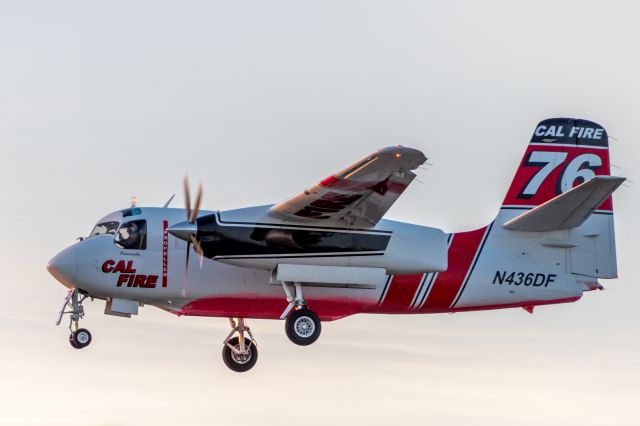 N436DF — - Tanker76 Landing at Fox Field, 5-19-22. Photo taken from Apollo Park.