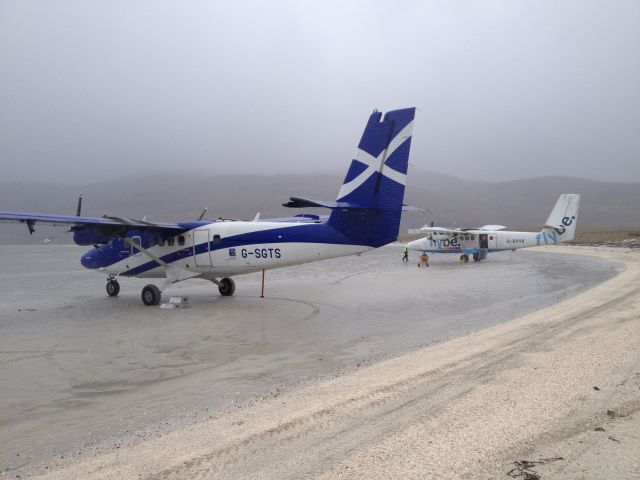 De Havilland Canada Twin Otter (G-SGTS) - G-SGTS at EGPR. Loganair