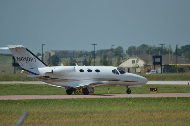 Cessna Citation Mustang (N610PT) - Departing KFSD - 6-25-2012