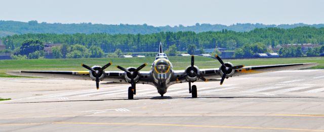 Boeing B-17 Flying Fortress (N390TH) - The Liberty Belle B-17 2 weeks before the crash and burn. 