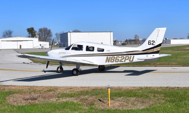 Piper Cherokee (N862PU) - Purdue Aviation Piper PA-28-181 Archer TX N862PU in West Lafayette