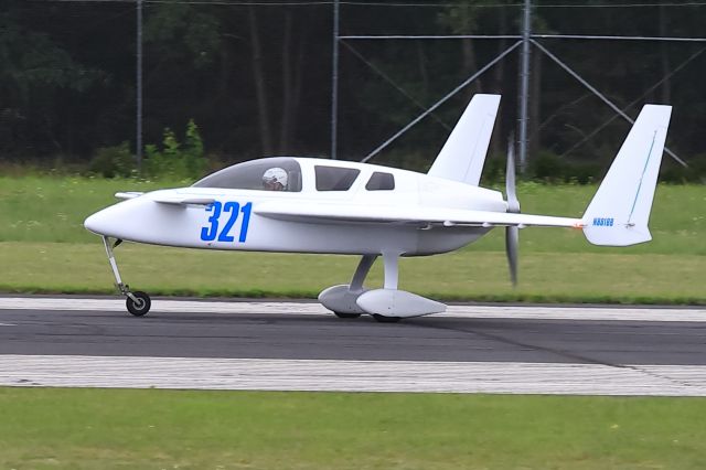 RUTAN Cozy (N881BB) - Morning launch for AirVenture Cup Race, 21 July 2024