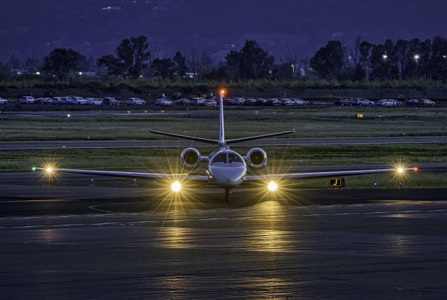 Cessna Citation V (N24GF) - Cessna Citation V Encore arrives at Livermore Municipal Airport (CA). April 2021.