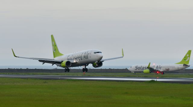 Boeing 737-800 (JA804X) - and JA815X(B738)SNA