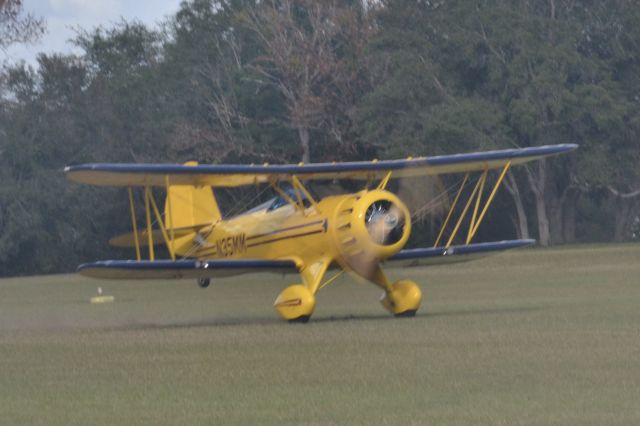 Beechcraft Bonanza (36) (N35MM) - Waco YMF-F5C at the Leeward Air Ranch Warbird Round Up on 27 January 2024. 