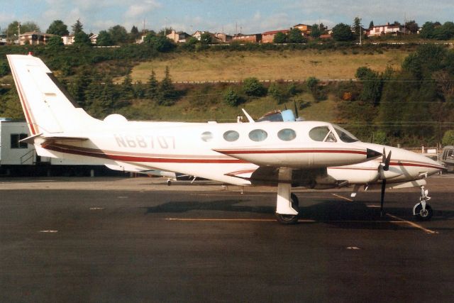 Cessna 340 (N68707) - Seen here in May-89.