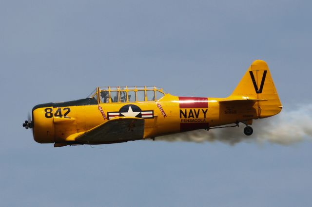 N518WW — - North American SNJ-5C Texan flying at The Greatest Show on Turf (July) 2018 in Geneseo, NY