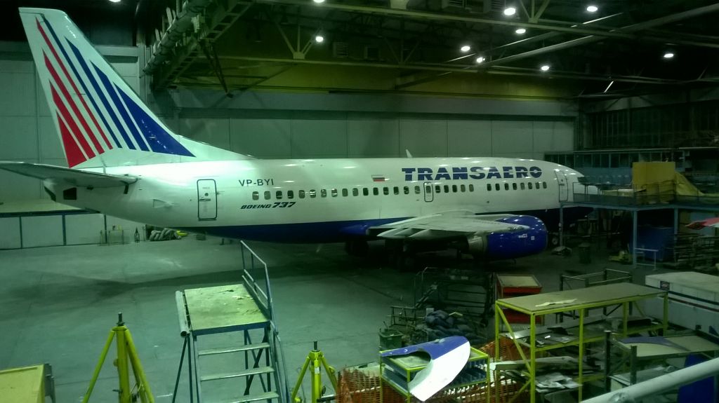 Boeing 737-700 (VP-BYI) - C-check