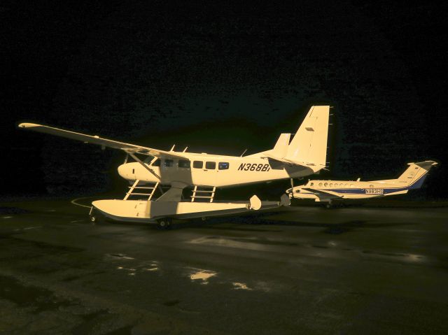 Cessna Caravan (N368BF) - At the Azores on a ferry flight from the USA to Australia. 16 JAN 2016.