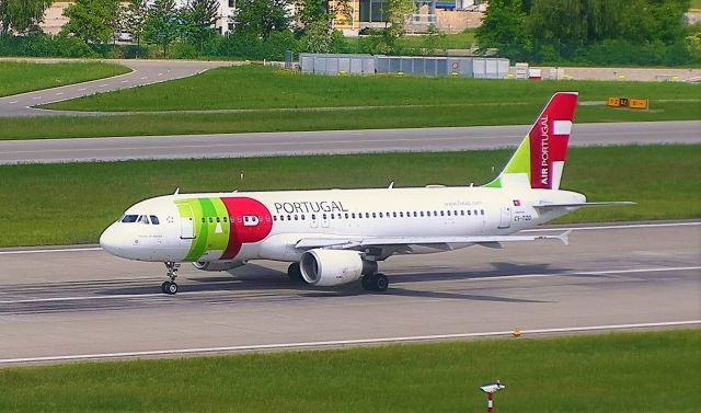 Airbus A320 (CS-TQD) - Arriving from Lisbon