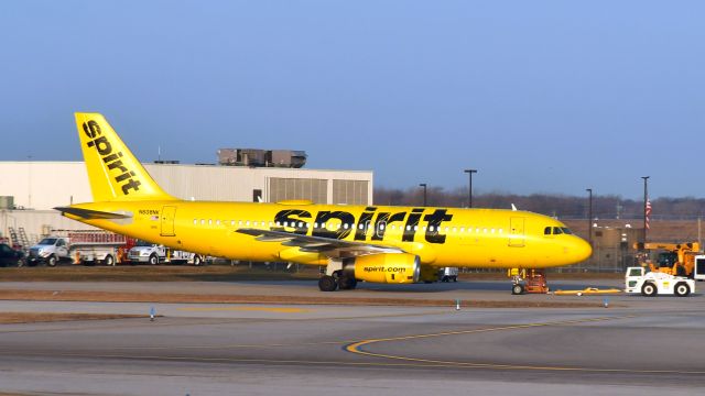 Airbus A320 (N608NK) - Spirit Airlines Airbus A320-232 N608NK in Detroit 