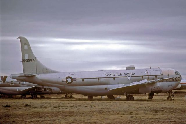 Boeing C-97 Stratofreighter (52-2615) - Utah Air Guard Boeing KC-97L Stratofreighter 52-2615 in storage at MASDC on December 19, 1984.