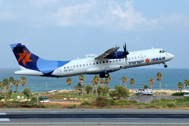 ATR ATR-72 (4X-ATJ) - 09/09/2018: Domestic flight to Eilat, after T/O from runway 03.