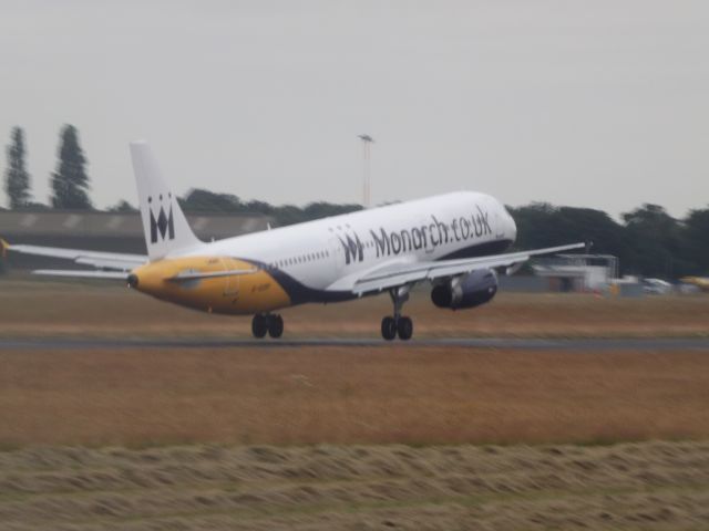 Airbus A321 (G-OZBP) - training at doncaster