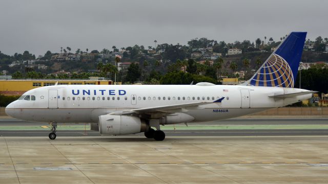 Airbus A319 (N846UA) - 9/27/21