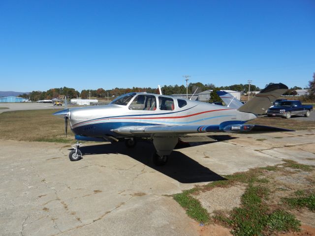 Beechcraft 35 Bonanza (N655Q) - New Paint Job at Crider Aircraft Painting KMEZ