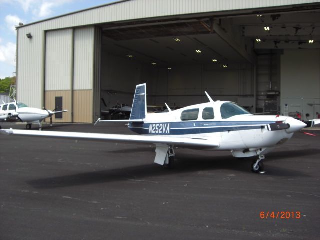 Mooney M-20 (N252VA) - On the ramp at KFYV