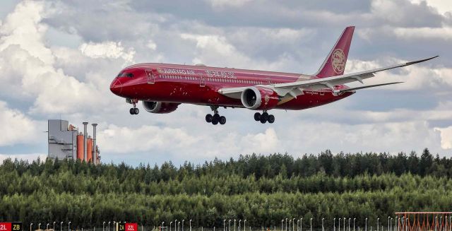 Boeing 787-9 Dreamliner (B-20EC) - Juneyao Air (Oriental Ruby Livery)