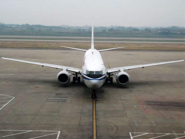 Boeing 737-700 — - I took this photo at Nanjing, China.