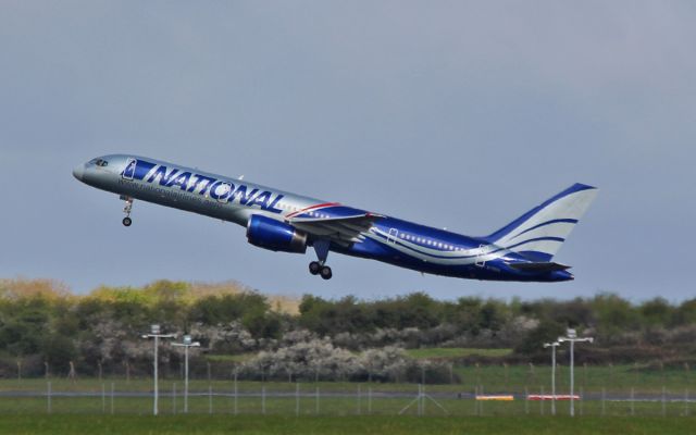 Boeing 757-200 (N176CA) - national b757-2 n176ca dep shannon 25/4/16.