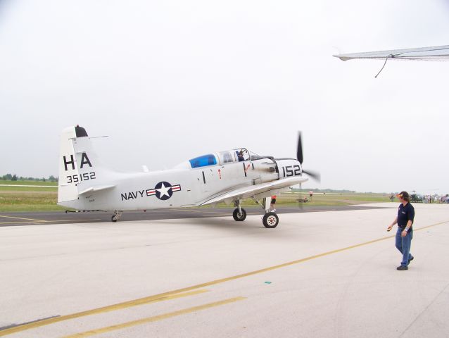 N65164 — - Douglas EA-1E(AD5) Skyraider owned by the Cavanaugh Flight Museum at the 2008 Corsicana Air Show