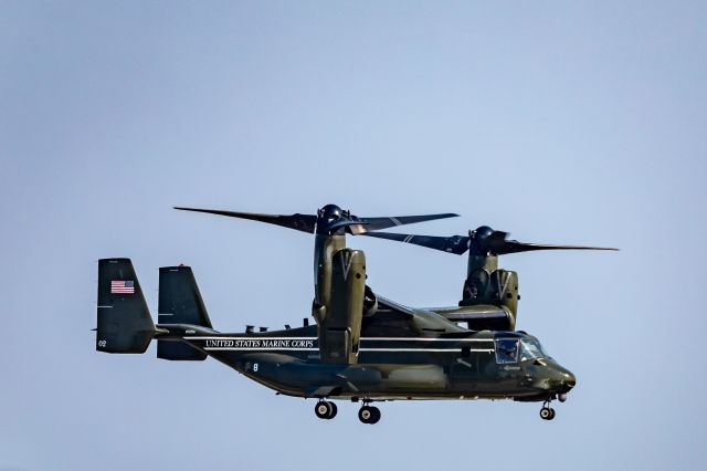 16-8284 — - USMC VM-22 of HMX-1 arriving at KGRR