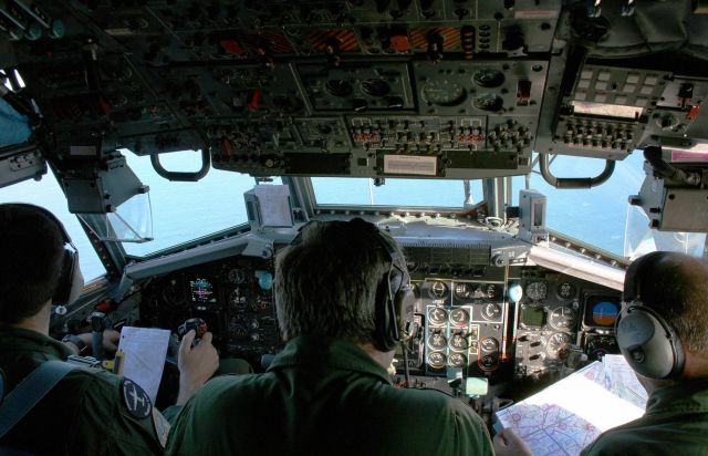 TRANSALL C-160 (N64GR) - Cockpit of French Air Force Transall C160R, Rochefort-St Agnant AB 721(LFDN-RCO)