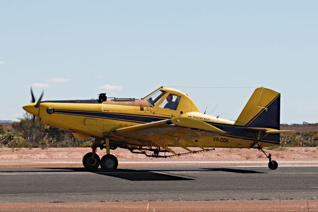 VH-ODK — - Departing on a crop spraying op