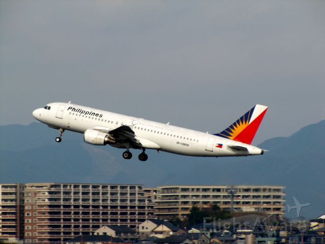 Airbus A320 (RP-C8606) - Viewing  the A320 on take off at NAIA Terminal 2 Manila International Airport.