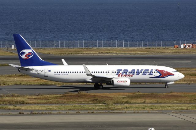 Boeing 737-800 (OK-TVT) - Taxing at Haneda Intl Airport on 2013/11/23