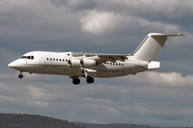 British Aerospace BAe-146-200 (VH-SYO) - BAE 146-200A sn E2108.Pionair VH-SYO rwy 03 YPPH 16 July 2022