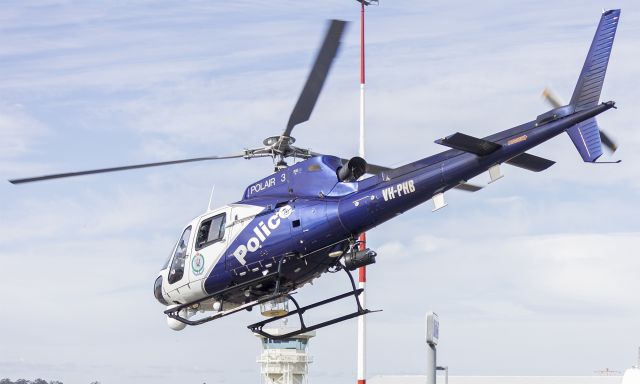 Eurocopter AS-350 AStar (VH-PHB) - POLAIR 3 of the NSW Police Force Aviation Support Branch (VH-PHB) Eurocopter AS350 B2 at Wagga Wagga Airport.