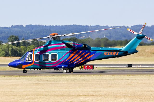 N33WX — - 2012 AgustaWestland 15 seat AW139. 7-25-13