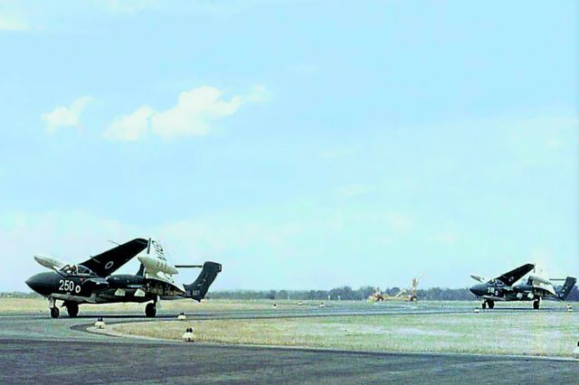 XN683 — - De Havilland Sea Vixens FAW MK2  XN683 250V n 242V RAAF Pearce (YPEA) November 1966.