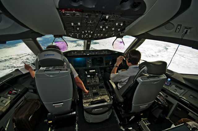 Boeing 787-8 (N787BX) - During a test flight over West-Norway May 3th 2012