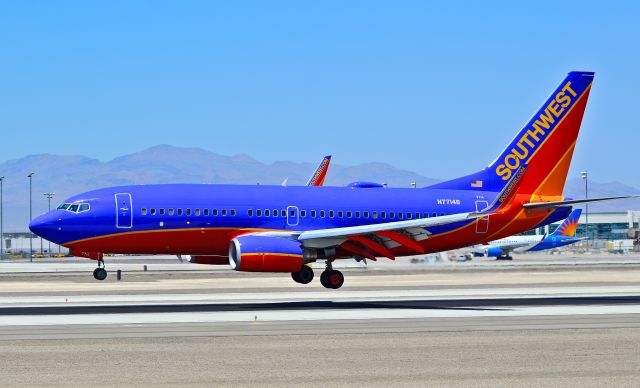 Boeing 737-700 (N7714B) - N7714B Boeing 737-76N (cn 32679/1514)  Ex-AirTran N126AT - the first one to transition over...  - Las Vegas - McCarran International (LAS / KLAS) USA - Nevada, June 8, 2012 Photo: Tomás Del Coro