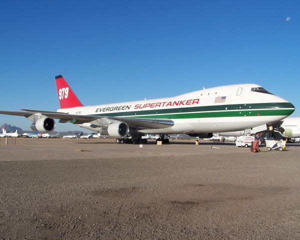 N479EV — - Supertanker parked on the ramp getting ready for a test flight.