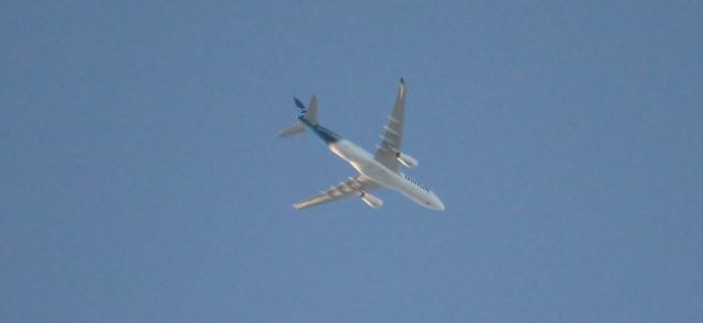 Airbus A330-200 (C-GITS) - 19th Jan 2014. Flight TSC523 (Gatwick-Toronto) at 30,000ft over the Southern UK at 0815GMT