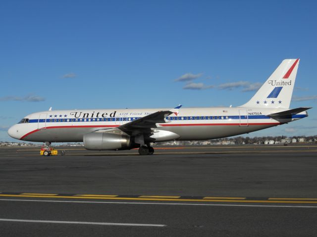 Airbus A320 (N475UA) - Stars and Bars retro livery !