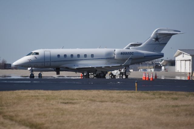 Canadair Challenger (N992DC) - Dallas Cowboys in town for the NFL Combine.