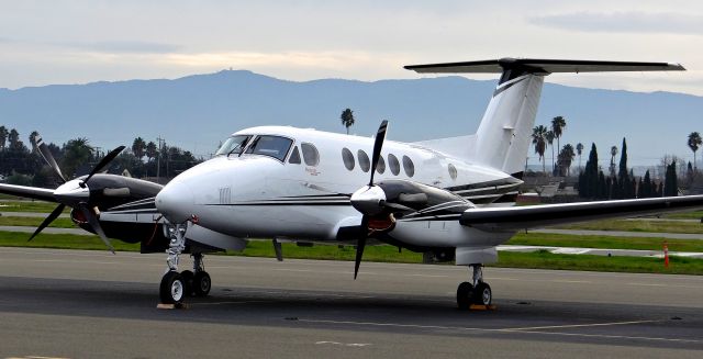 Beechcraft Super King Air 200 — - Rare visitor.