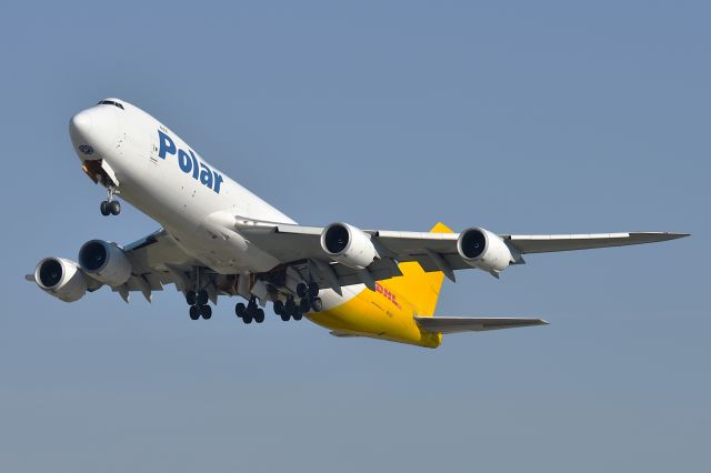 BOEING 747-8 (N853GT) - Runway 27 12-08-24